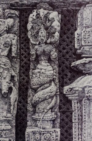 Ancient Temple's Sculpture